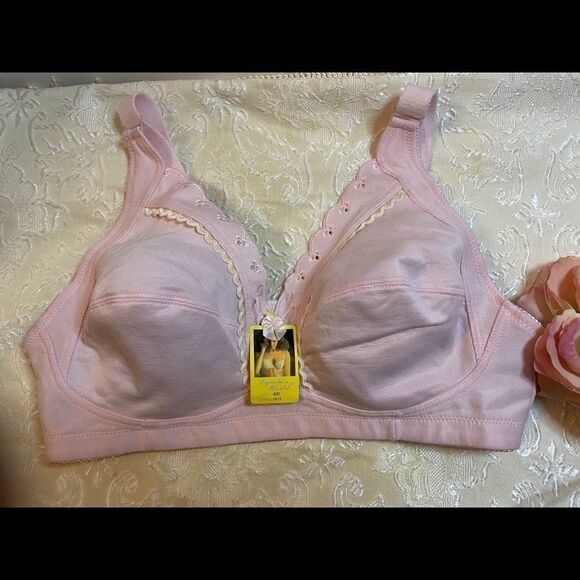 🎀Lynda’s world fashion embroidery floral  Bra-38D - Picture 3 of 11